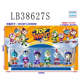 3.5寸冲天小队6只公仔卡装，1款 - OBL736244