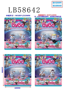 2.5寸俄罗斯羊公仔2只卡装，4款混 - OBL736275