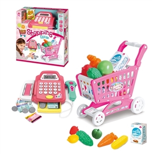 Girl cash register shopping cart no packet 5, 2 PCS (light) - OBL736352