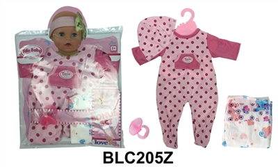 With urine trousers pacifier 18-inch dolls clothes - OBL736432