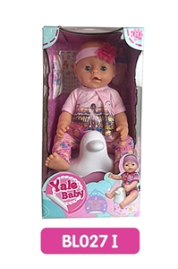 18 inches Tears doll with the function of water to pull urine with music toilet series - OBL736627