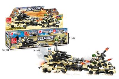 铁血战役【16小款混】  455PCS - OBL737640