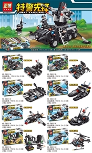 特警先锋合体装甲导弹车拼装积木 - OBL737816