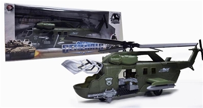 军绿色惯性运输直升机 - OBL738078