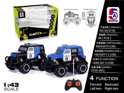 1:43迷你越野奔驰警车(不包电) - OBL738363