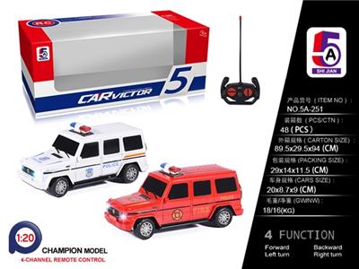 1:20奔驰 警车/消防车混装（不包电） - OBL738383