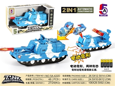 Deformation of electric tank (packet) - OBL738393