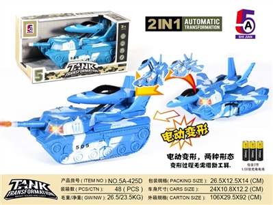 Deformation of electric tank (packet) - OBL738396