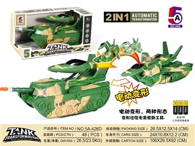 Deformation of electric tank (packet) - OBL738397