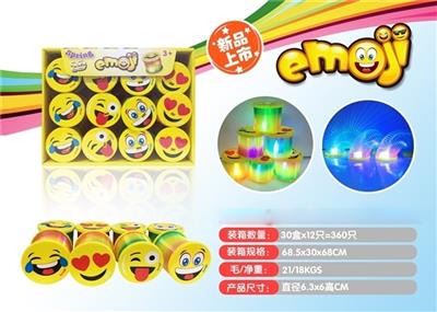 Smiling face light rainbow circle - OBL738681