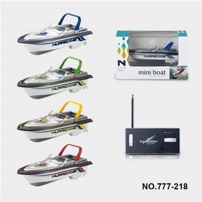 13 cm mini wireless remote control boat - OBL738940