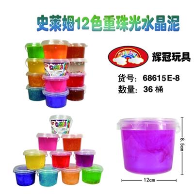 史来姆12色重珠光水晶泥500g - OBL738961