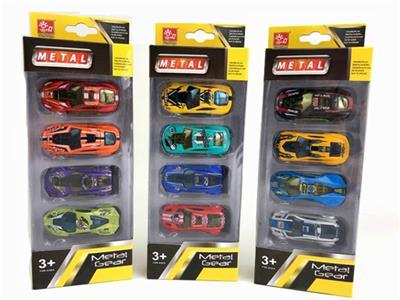 Taxi alloy car four pack - OBL738983