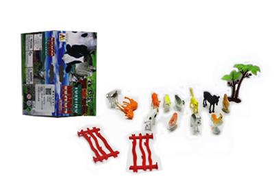 Set of 12 pack simulation animals - OBL739133