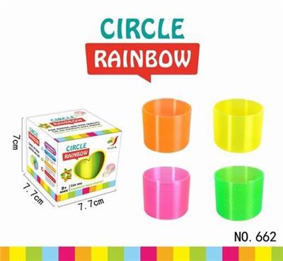 7.5 four color rainbow circle - OBL739361