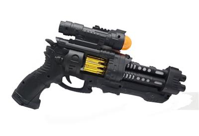 Dazzle colour revolver electric gun - OBL739408