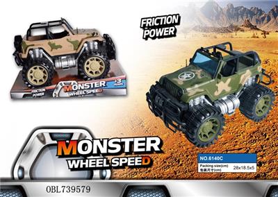 惯性 吉普迷彩越野车 实色 - OBL739579