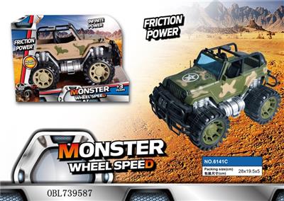 惯性 吉普迷彩越野车 实色 - OBL739587