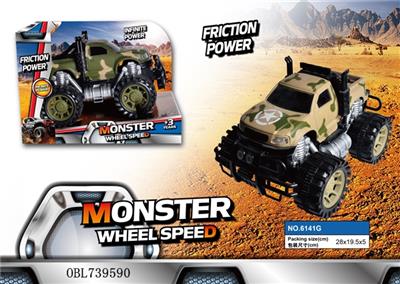 惯性 皮卡迷彩越野车 喷漆 - OBL739590