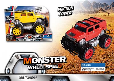 惯性 悍马仿真越野车 实色 - OBL739592