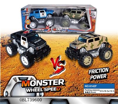 惯性 2只装警车 迷彩越野车  - OBL739600