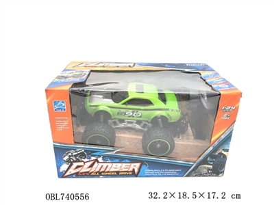 1: 24 large wheel four channel remote control vehicle (without electricity) - OBL740556