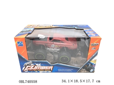 1: 20 big wheel four-way retro challenger remote control vehicle (without electricity) - OBL740558