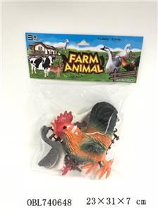 Large chicken 6 inches of 6 inches of goose duck rail 2 trees - OBL740648