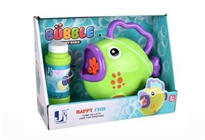 Hand operated fun fish bubble machine - OBL740928