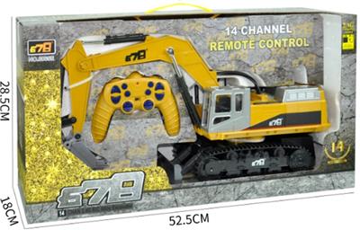14 channel remote control alloy crawler engineering vehicle - OBL741007