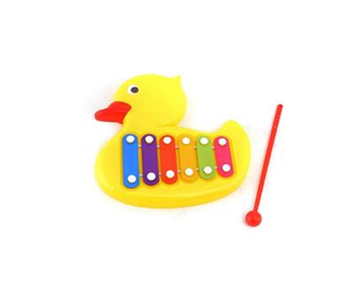 Yellow duck on piano - OBL741014