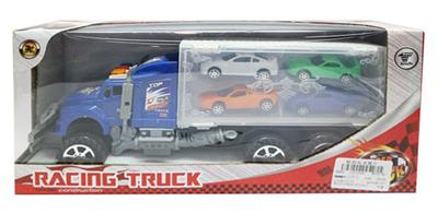 惯性车厢装4只实色车仔 - OBL741123