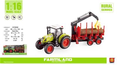 1:16农夫木材运输车（带灯光音乐） - OBL741227