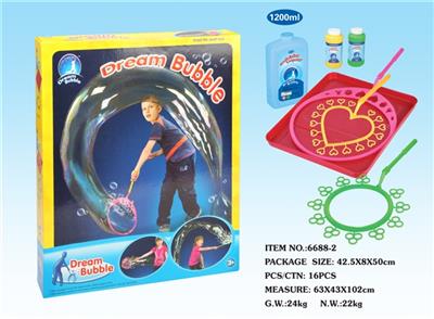 Peach heart big bubbles circle suit - OBL741774