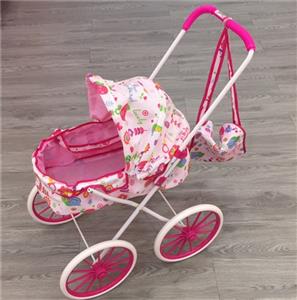Baby cart (iron) X440 peach cloth bag - OBL741780