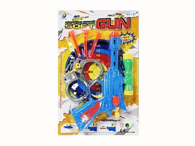 The soft bullet gun with handcuffs - OBL742005