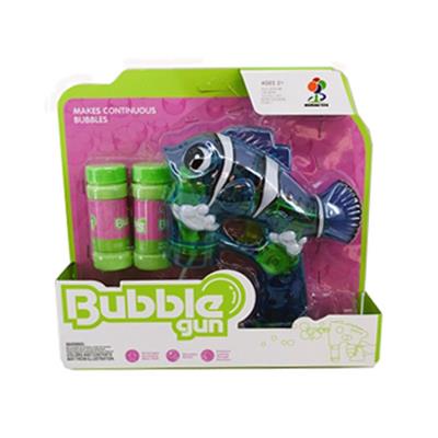 Transparent clown fish music dual water bubble gun - OBL742389
