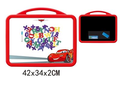 Cars whiteboard with 41 letters (double) - OBL742488