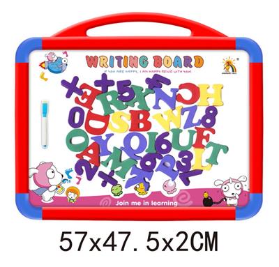 Digital whiteboard with 41 English letters - OBL742498