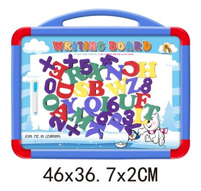 Digital whiteboard with 41 English letters - OBL742499