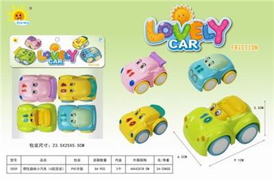 惯性趣味小汽车(4款混装) - OBL742508