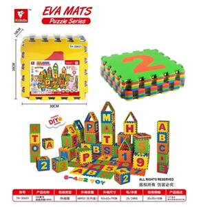 EVA数字地垫拼图10pcs - OBL743014