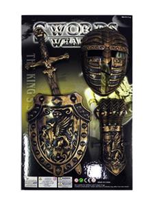 古铜单剑盾+面具+护腕 - OBL743221