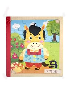 Type books cartoon wooden puzzles - OBL743360