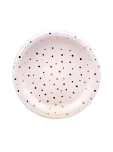 23 cm wide 10 only 1 bag of very hot stars paper plates - OBL743386