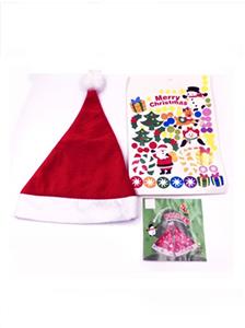 Christmas hat and cartoon stickers - OBL743397