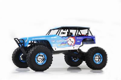 1 in 10 electric all-wheel-drive car climbing (ghost) - OBL743409