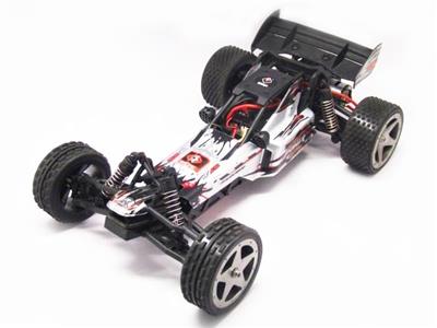 1:12 cross-country car (white, green and blue) - OBL743441