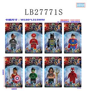 6 inch justice league building blocks only eight doll weapons bulk mixed lighting eyes, have a voice - OBL743820