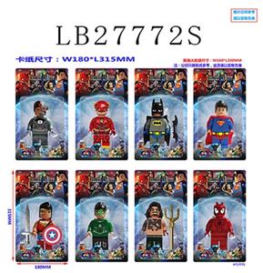 6 inch justice league building blocks only eight doll weapons bulk mixed with no lights are silent - OBL743822